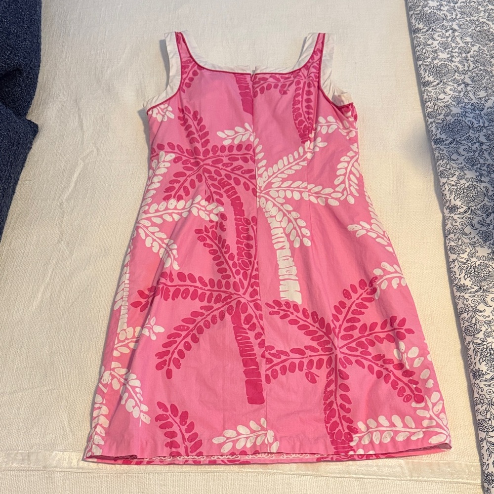 Vintage Lilly Pulitzer size 4 Light Pink Cotton Blend dress - Picture 2 of 4